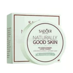 Sadoer Пудра рассыпчатая матирующая себорегулирующая Naturally Good Skin нейтрализация покраснений, тон 01 milkshake green, 5 г 1