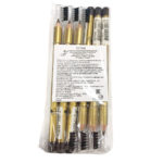 Ffleur ES-7616 brown Набор карандашей для бровей с расчёской (6 шт х 1.2 г), тон 02 коричневый, 1 уп 2