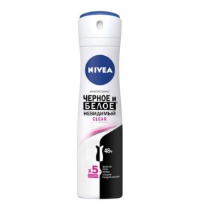 Nivea антиперспирант 48 ч черное и белое невидимый гладкий шёлк после бритья, спрей 5