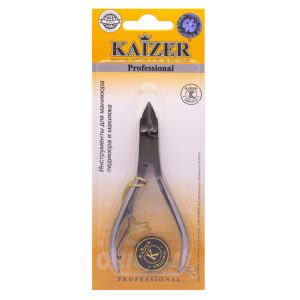 Kaizer Professional Кусачки педикюрные однопружинные, серебро 4
