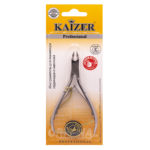 Kaizer Professional Кусачки маникюрные двухпружинные заточенные,серебро, 1 шт 2