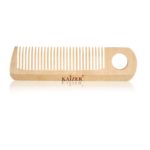 Kaizer professional расчёска без ручки 27 зубьев с отверстием, дерево (берёза) 2