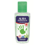 Aura Гель для рук с антибактериальным эффектом с ароматом огурца и чайного дерева, 50 мл 1