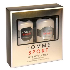 Набор косметический парфюмерный для мужчин Homme Sport (шампунь 250 мл + гель для душа 250 мл) 13