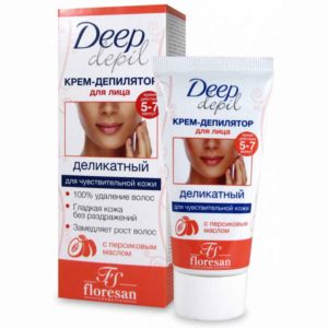 Floresan Крем-депилятор Deep depil деликатный для лица для сверхчувствительной кожи, 50 мл 4