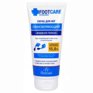 Floresan Organic Foot Care Ф453 Скраб для ног Обновляющий Жидкая пемза, 150 мл 9