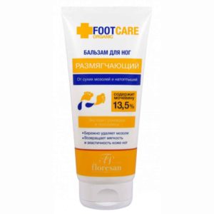 Floresan Organic Foot Care Ф455 Бальзам для ног Размягчающий от сухих мозолей и натоптышей, 150 мл 13