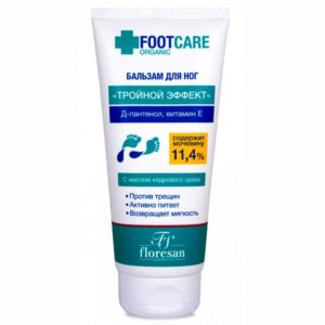 Floresan Organic Foot Care Ф456 Бальзам для ног Тройной эффект, 150 мл 12