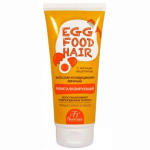 Floresan Egg Food Hair Ф72 Бальзам-кондиционер яичный Ревитализирующий, 200 мл 8