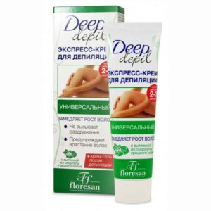 Floresan Экспресс-крем Deep depil для депиляции Универсальный замедляет рост волос, 100 мл 14