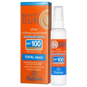 Floresan Beauty Sun Ф285 Крем солнцезащитный для лица и тела SPF100 total block, 75 мл 9