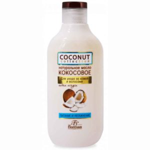 Floresan Coconut Collection Ф589 Масло натуральное Кокосовое для ухода за кожей и волосами, 300 мл 7
