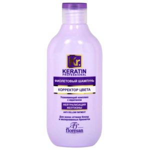 Floresan Keratin Complex Ф579 Шампунь фиолетовый Корректор цвета, 300 мл 9