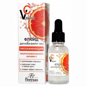 Floresan Vitamin C Ф676 Флюид омолаживающий для кожи вокруг глаз, 30 мл 9