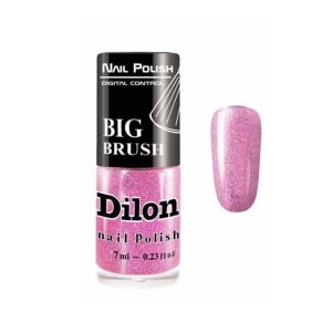 Dilon Лак для ногтей серия млечный путь, тон 2833 розовый снег 4