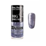 Dilon Лак для ногтей серия млечный путь, тон 2842 фиолетовый блеск 1
