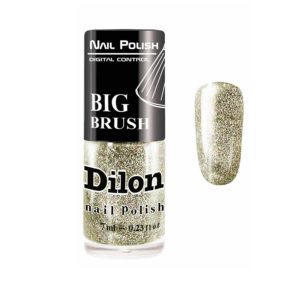 Dilon Лак для ногтей серия млечный путь, тон 2849 серый блеск 11
