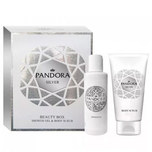 Pandora Набор косметический для женщин Pandora Silver (гель для душа парфюмированный, 150 мл + скраб для тела, туба 150 мл) 7