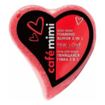 Пенящаяся губка 2в1 Cafe Mimi Pink Love 60 г 2