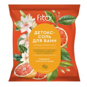 Fito косметик Elixirica Детокс-соль для ванн Антицеллюлитная, 500 г 1