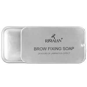 Rimalan BFS-111 Мыло-гель для фиксации бровей 24H Brow Fixing Soap (мет баночка + щеточка для бровей), 13 г 8