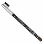 Rimalan PS 201-04 Карандаш для бровей с щёточкой Eyebrow Pencil, тон 04 чёрный, дерево 1.4 г 1