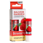 Бальзам для губ Silver Garden Клубника с пчелиным воском, маслами и экстрактами 3,5 г 2