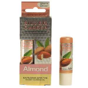 Silver Garden Бальзам для губ Миндаль Almond с пчелиным воском, маслами и экстрактами 8