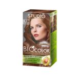 Studio Professional крем-краска стойкая для волос biocolor (крем-краска туба 50 мл, оксидант 50 мл, бал-закрепитель 15 мл + перч), тон 7.34 лесной орех 2