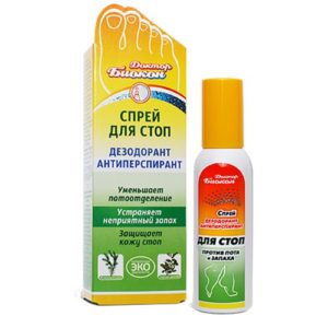 Биокон Спрей дезодорант-антиперспирант для стоп, 100 мл 2