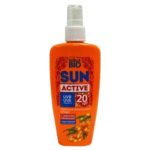 Биокон Sun Active Спрей для безопасного загара SPF 20 UVA, UVB с маслом облепихи, водостойкий, 120 мл 1