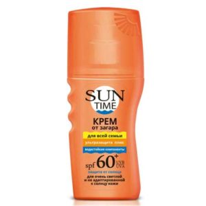 Биокон Sun Time Крем от загара для всей семьи SPF 60+ UVA, UVB ультразащита плюс для очень светлой и не адаптированной к солнцу кожи, 150 мл 15