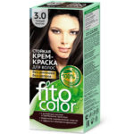 Fito косметик Крем-краска стойкая для волос цвет тёмный каштан, 125 мл 1