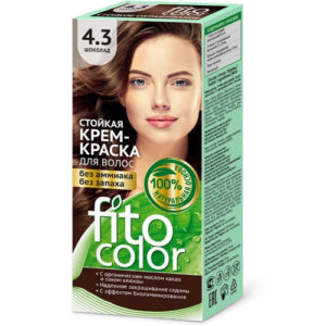 Fito косметик Крем-краска стойкая для волос цвет шоколад, 125 мл 10