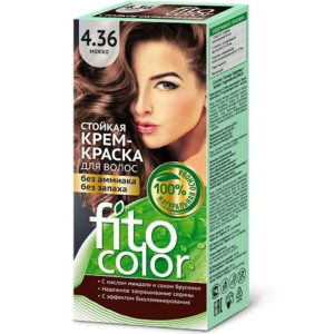 Fito косметик Крем-краска стойкая для волос цвет мокко, 125 мл 6