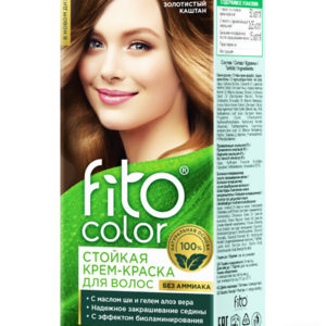 Fito косметик Fito Color Крем-краска стойкая для волос 5.3 золотистый каштан, 125 мл 1