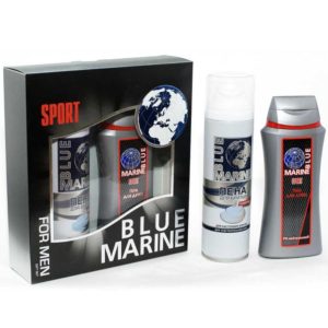 Festiva подарочный косметический для мужчин Blue Marine Sport (гель для душа 250 мл + пена для бритья 200 мл) 7