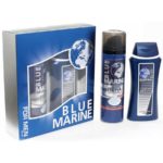 Festiva подарочный косметический для мужчин Blue Marine (шампунь 250 мл + пена для бритья 200 мл) 1