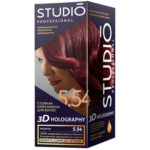 Studio Professional Крем-краска стойкая для волос 3D Holography тон 5.54 махагон, 40/60/15 мл 1
