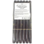 Ffleur ES412-02 dark brown Набор карандашей для бровей (мех+расч) Powder (6 шт х 0.5 г), тон тёмно коричневый, 1 уп 1