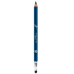 Ffleur ES539-D.Bl Карандаш для глаз с растушовкой + точилка Master Eyeliner Pencil, тон тёмно-синий, дерево 1
