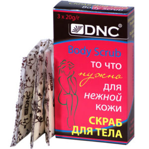 DNC Скраб для нежной кожи тела и лица Body Scrub Exfoliant Powder for Radiant Skin, 60 г 13