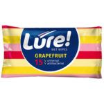 Lure Салфетки влажные универсальные с антибактериальным эффектом грейпфрут, 15 шт 1