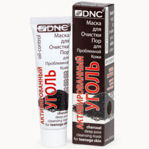 DNC Активированный уголь-маска для очистки пор для проблемной кожи, 50 мл 6
