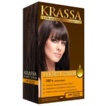 Krassa Гель-краска для волос стойкая Perfect Color (краска, окислитель, шампунь, бальзам, перчатки) тон 240 каштан тёмный, 50/50/10/10 мл 2