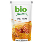Bio Naturell Крем-мыло жидкое нежное мёд и молоко, 500 мл 1
