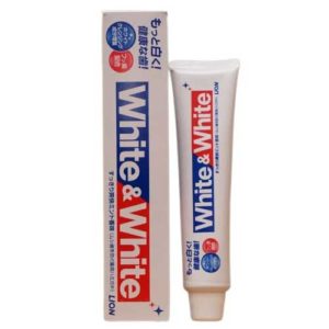 Lion Зубная паста "White&White" с кальцием и фтором отбеливающая, 150 г 6