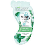 Bielenda Minty Fresh foot care Скраб освежающий разглаживающий для ног, с натуральной пемзой, саше 10 г 2