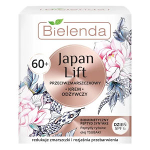 Bielenda Japan Lift 60+ Крем дневной питательный против морщин SPF6 с пептидами Syn-Ake, риса, маслом цубаки, для тонкой, сухой, зрелой кожи, 50 мл 7