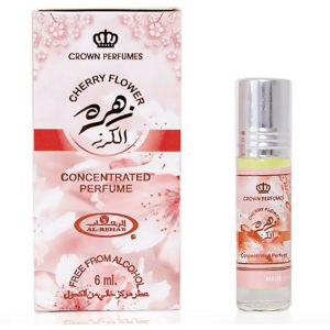 Crown Perfumes Духи масляные для женщин Cherry Flower Цветок вишни цветочный, мускусный, фруктовый (perfume), ролл 6 мл 1